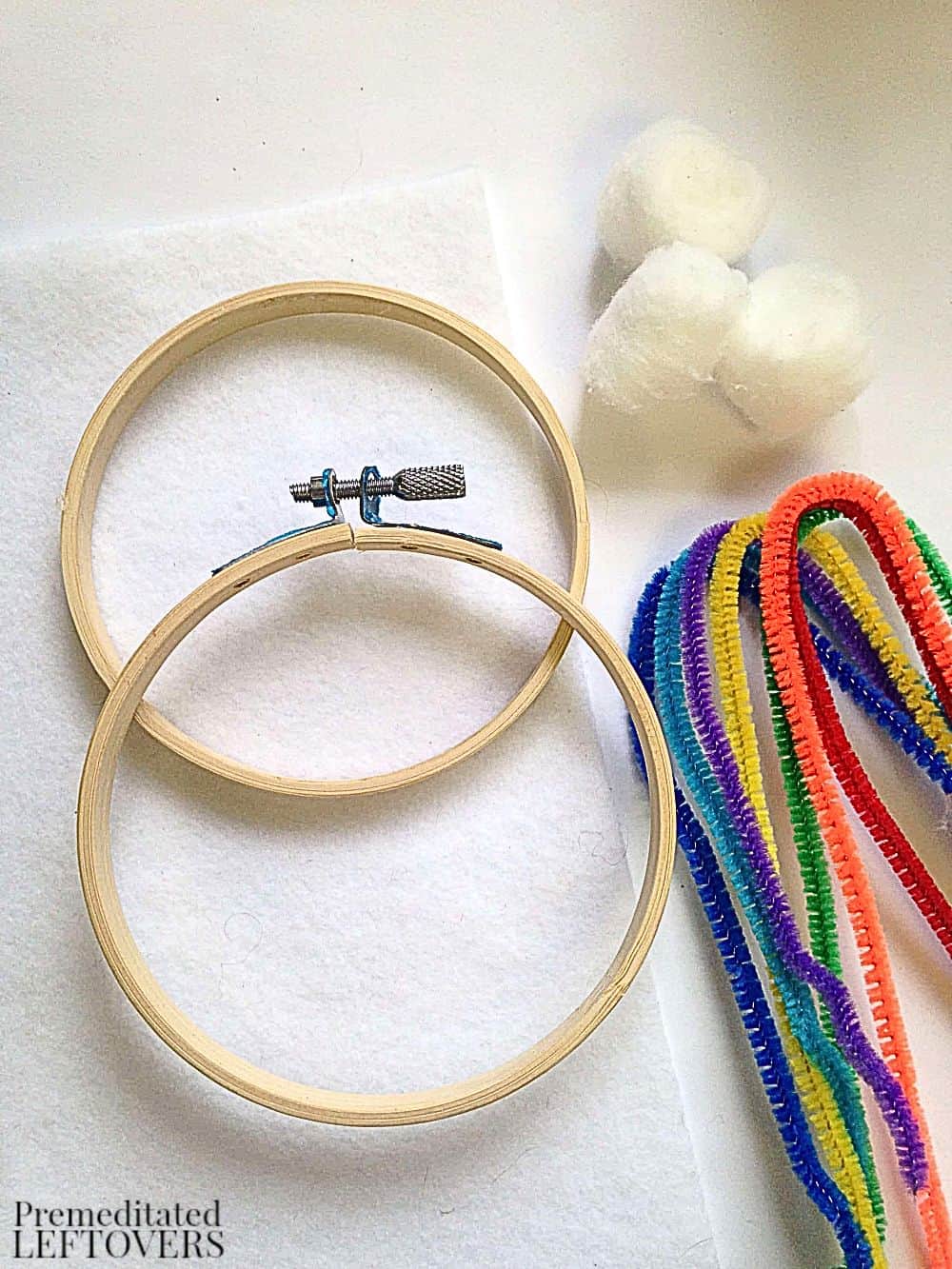 Easy Rainbow Wall Hanging Craft for Kids