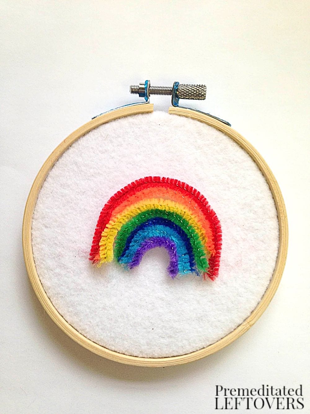 Easy Rainbow Wall Hanging Craft for Kids