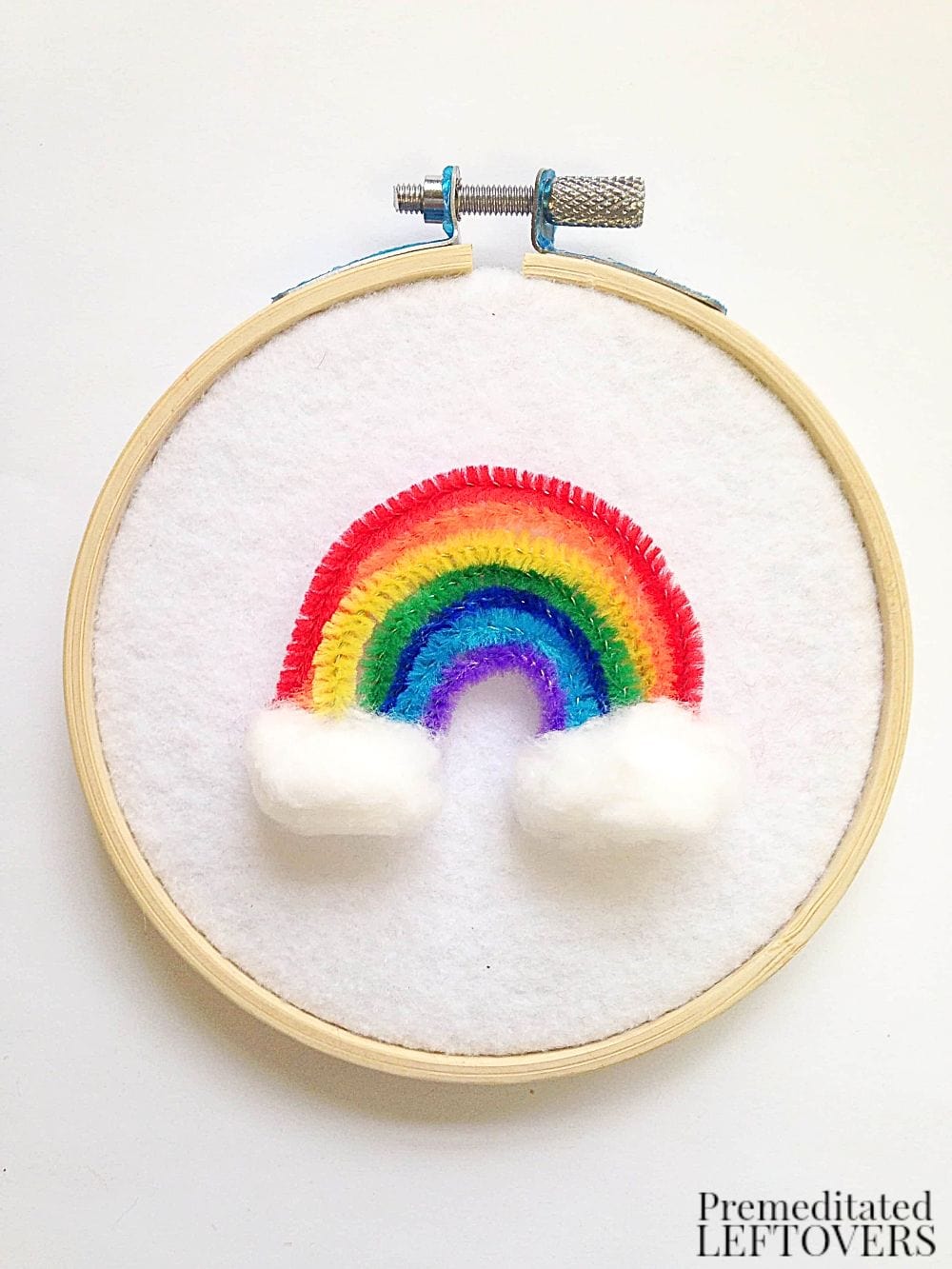 Easy Rainbow Wall Hanging Craft for Kids