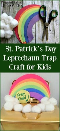St. Patrick's Day Leprechaun Trap Craft for Kids - Little ones will love making this fun leprechaun trap and waiting to see if it works on St. Patrick's Day!