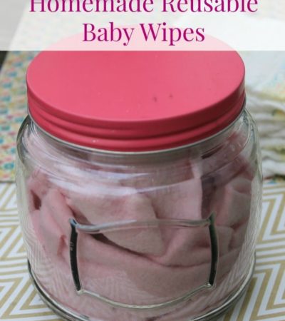 Homemade Reusable Baby Wipes- These DIY baby wipes are gentle and soft on your baby's skin. They are completely reusable and earth-friendly as well.