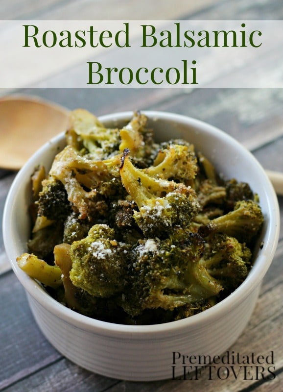 Roasted Balsamic Broccoli- Vegetables don't have to be boring! This tasty recipe shakes things up by combining seasoned broccoli and balsamic vinegar.