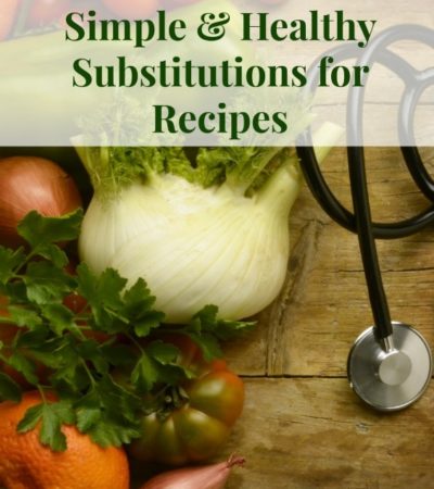 7 Simple & Healthy Recipe Substitutions- These healthy alternatives are a great way to omit fat and sugar in your diet. Use them in your favorite recipes!