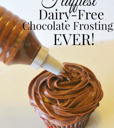 how to make the fluffiest dairy-free chocolate frosting