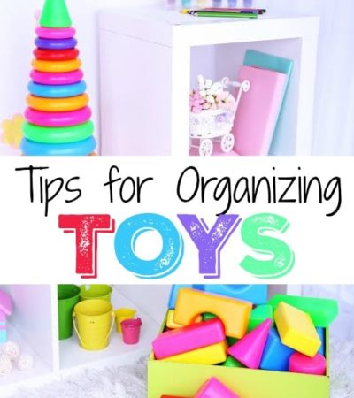 How to Organize Your Child's Toys- These tips on how to clean up your child's toys will help keep their space clean and organized for better play.
