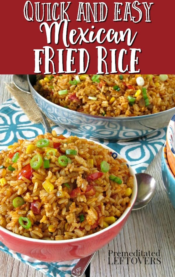 Mexican Fried Rice Recipe - Easy Southwestern Side Dish!