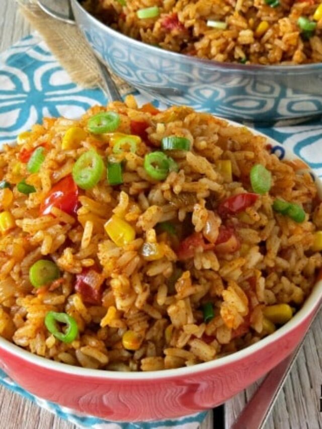 Uniquely Delicious Mexican Fried Rice Recipe Stoey