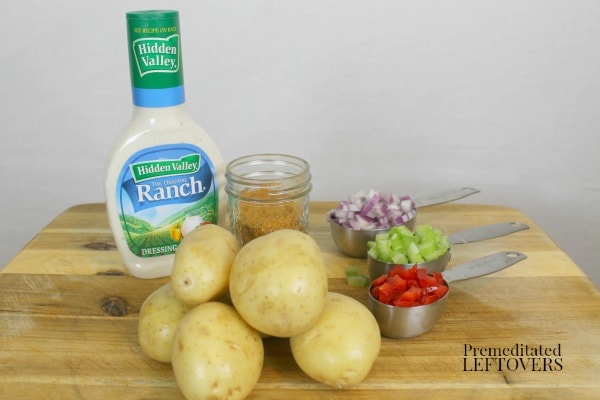 Cajun Ranch Potato Salad Ingredients