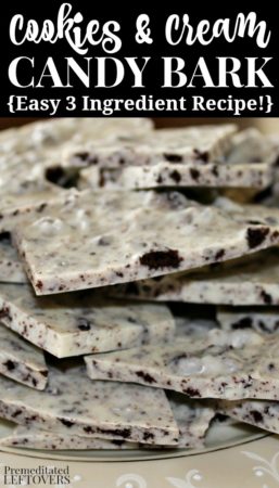 Cookies and Cream Bark Candy Recipe