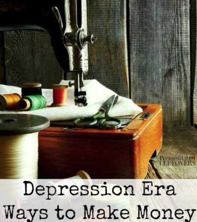 Depression Era Ways to Make Money- Earn extra cash with these simple jobs from the depression era that you can still do today.