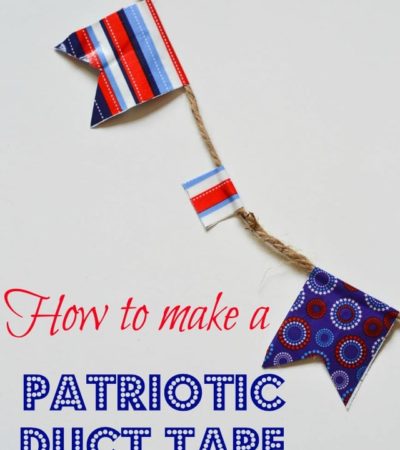 How to Make Patriotic Duct Tape Banner