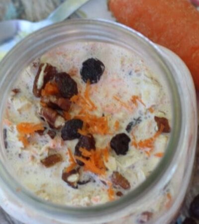 carrot cake overnight oatmeal