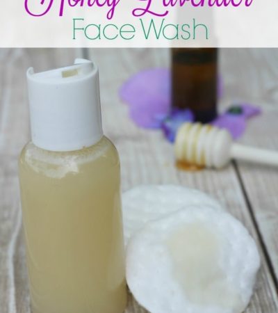 Homemade Honey Lavender Face Wash- This DIY face wash uses honey and other natural ingredients to gently cleanse and moisturize your skin. Give it a try!