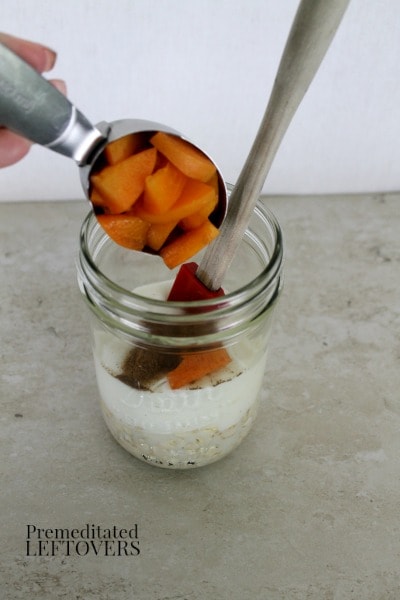 Apricot Vanilla Cashew Refrigerator Oatmeal - add apricots to taste