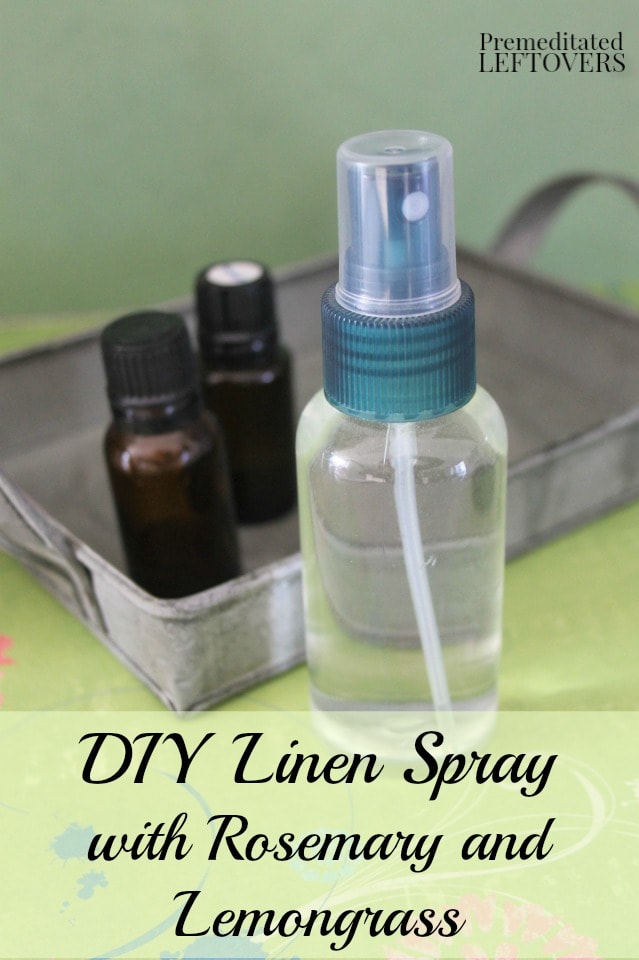 DIY Linen Spray with Rosemary and