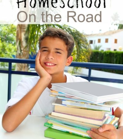 How to Homeschool on the Road- These simple tips will make it easier to homeschool while traveling. Use them whenever you take your classroom on the road!