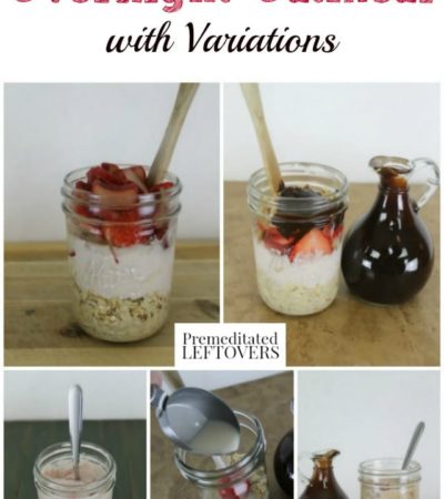 Strawberry Overnight Oatmeal with Variations