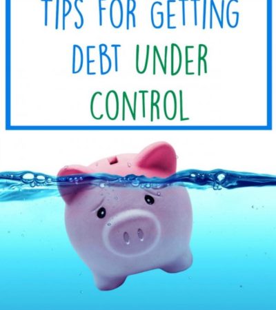 Tips for Getting Debt Under Control- Here are a few small changes you can make that will make a big difference when you are trying to reduce your debt.