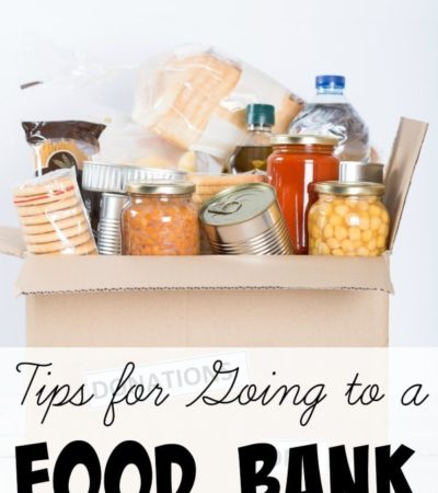 Tips for Going to a Food Bank- Nervous about using a food bank? Here are some tips to avoid problems and help stretch the food you are given.