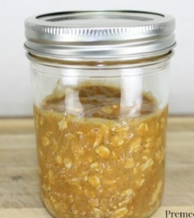 Pumpkin Pie Overnight Oatmeal - seal and refrigerate