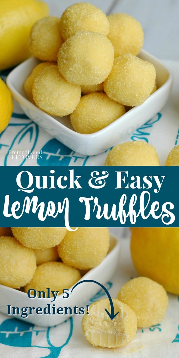 Quick and Easy Lemon Truffle Recipe Using Cake Mix