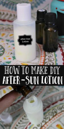 how to make after-sun lotion
