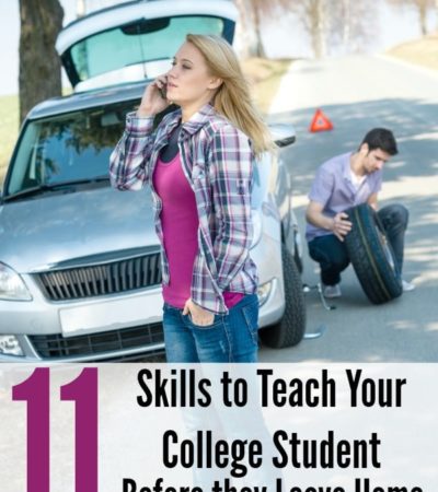 11 Skills Your College Student Should Have Before Leaving Home- Get your college kid prepared for living on their own with these essential life skills.