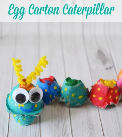 How to Make an Egg Carton Caterpillar