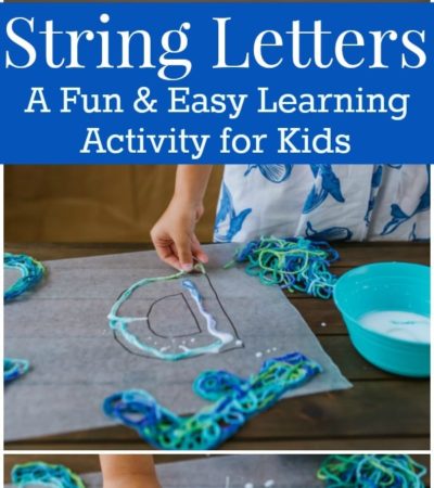 String Letters Alphabet Tutorial for Kids