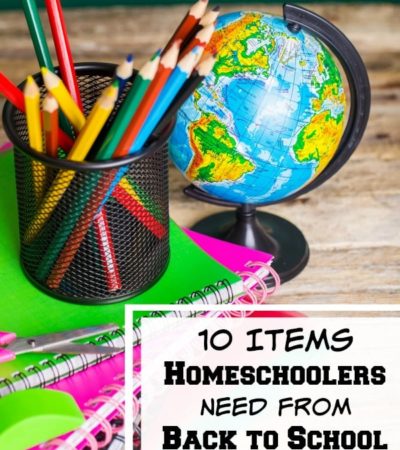 10 Items Homeschoolers Need from Back to School Sales- Homeschoolers can stock up and save money on these 10 necessities during back to school sales!