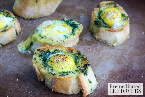 Enjoy this Herb Buttered Baked Egg Toast Recipe for breakfast or brunch. It's a flavorful twist on traditional egg toast with herbs like rosemary and thyme.