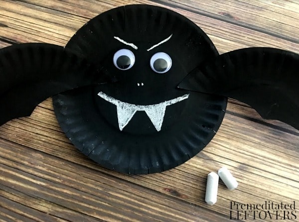 Paper Plate Bat Craft for Kids Tutorial