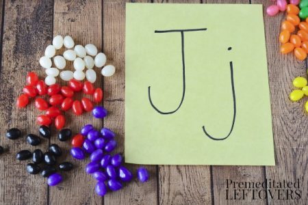 Jelly Bean Counting and Sorting Activity for Kids