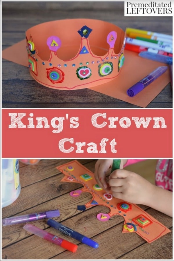 King's Crown Craft for Kids Tutorial