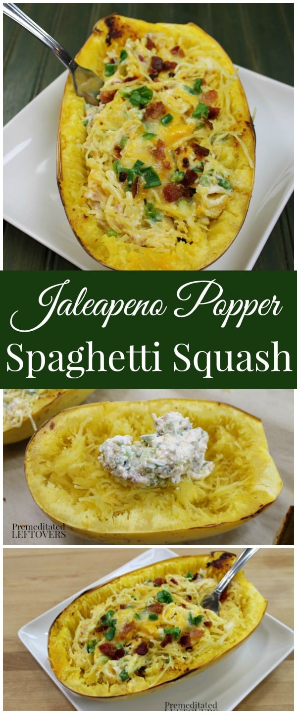 Jalapeno Popper Stuffed Spaghetti Squash Recipe