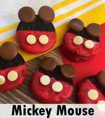 Disney fans will love these Mickey Mouse Chocolate Dipped Oreo Cookies. The recipe is fun yet easy to make for birthday parties or any Disney themed event.