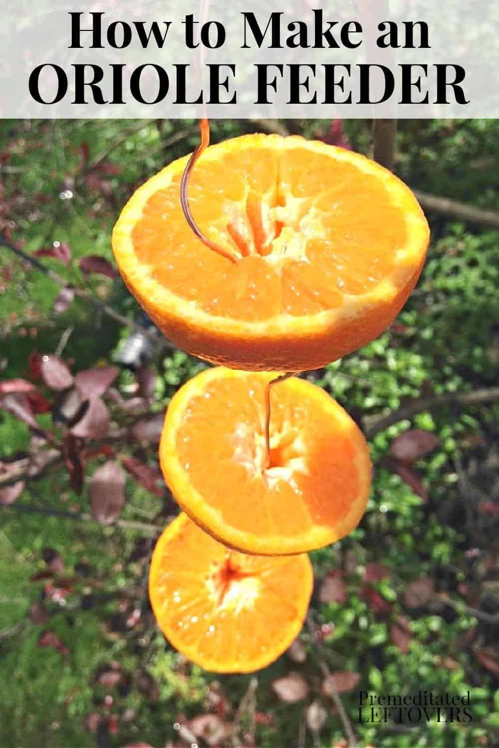 oriole orange feeder diy