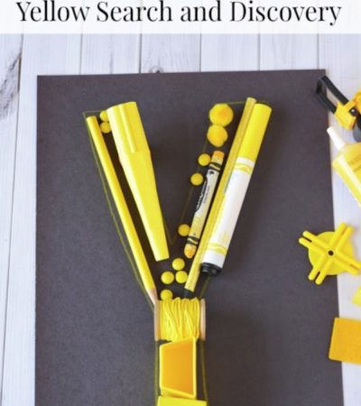 This Yellow Search and Discovery Activity is a fun letter Y game that parents and kids can play together. You can easily modify it for any color and letter!