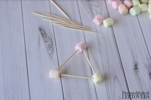 Toothpick Function Activity Toothpick Triangles Activity for Kids