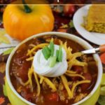 This Crockpot Sweet Pumpkin Chili isn't your typical chili recipe. Pumpkin puree and brown sugar add a sweetness you will enjoy with every bowl.