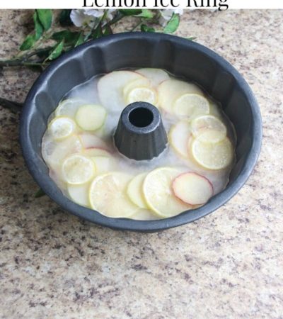Spruce up your holiday punch with this Apple, Pear, and Lemon Ice Ring. This easy recipe adds flavor and looks lovely in your punch bowl as well.