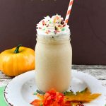 This fall, grab a straw and enjoy this amazing Pumpkin Pie Milkshake. This recipe is simple to make and tastes just like a slice of pumpkin pie!