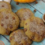 This Pumpkin Snickerdoodles Recipe with Cinnamon Chips puts a spin on traditional snickerdoodle cookies. The spiced pumpkin flavor is perfect for fall!