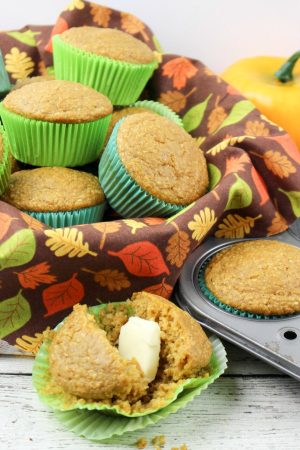 Pumpkin Spice Cornbread Muffins Recipe