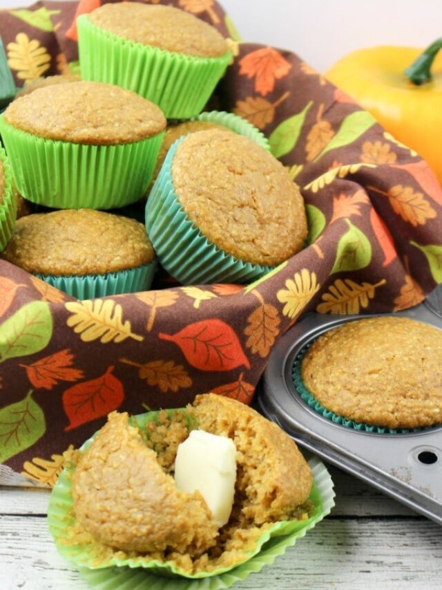 Fall Pumpkin Spice Cornbread Muffins Story