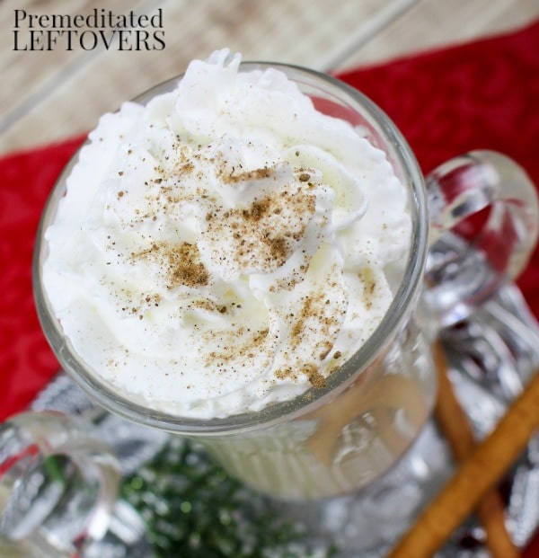 Make this Easy Eggnog Cocktail recipe for your friends and family this Christmas. It's a twist on a classic that adds tons of flavor to a simple recipe!
