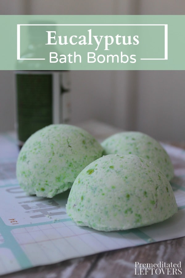 These homemade Eucalyptus Bath Bombs are perfect for when you're feeling under the weather or need to unwind. Make them in batches for yourself or friends!