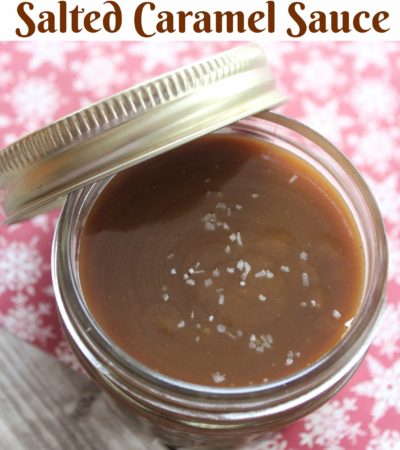 Make this easy Brown Sugar Salted Caramel Sauce with just a handful of basic ingredients. It's a delicious topping on ice cream and your favorite desserts!