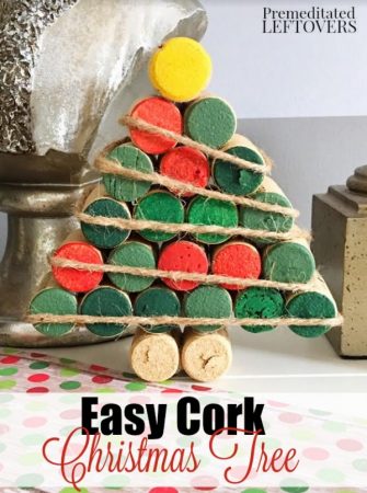 Christmas Tree Easy Cork Craft Tutorial