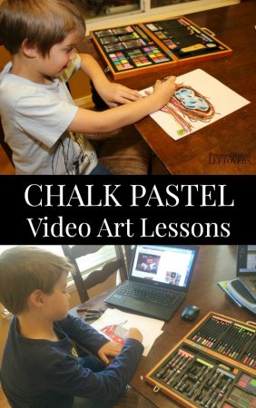 Chalk Pastel Video Art Lessons from A Simple Start in Chalk Pastels Video Course for kids.